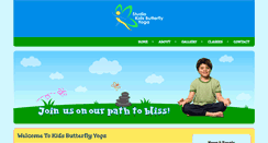 Desktop Screenshot of kidsbutterflyyoga.com